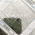 Folha Kem004 gravada cor de prata de aço inoxidável 304
